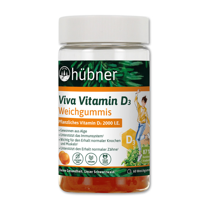 Hübner Viva Vitamin D3 Weichgummis, 162g